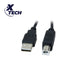 Xtech Cable para Impresoras | USB A a USB B | 1.8 Metros | Negro