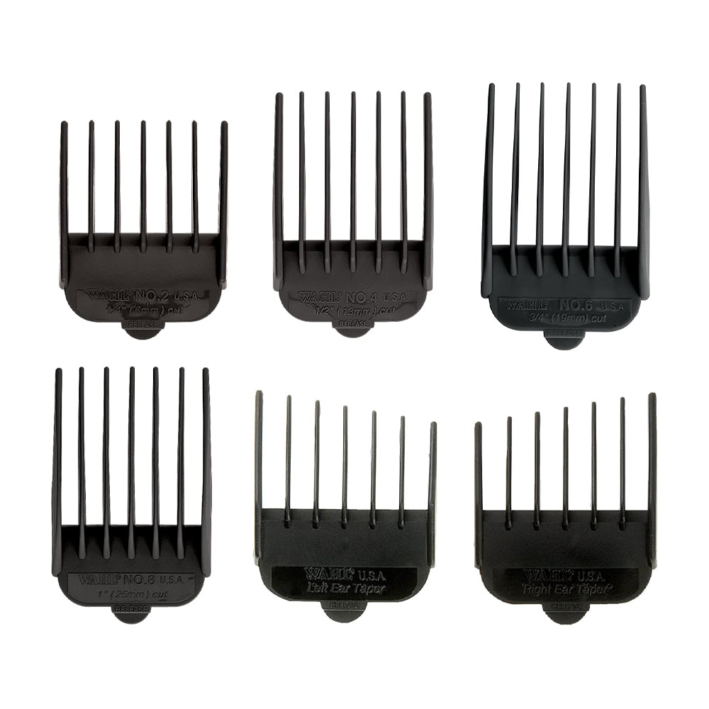 Wahl Kit de 6 Peines Guia de 1/4" a 1"