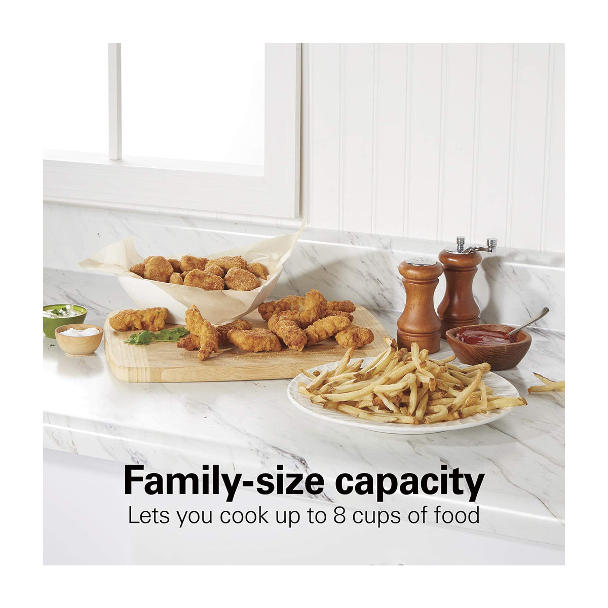 Hamilton Beach Freidora de Aceite de Inmersión | 12 Tazas de Aceite | 8 Tazas de Alimento | Profesional