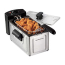 Hamilton Beach Freidora de Aceite de Inmersión | 8 Tazas de Aceite | 6 Tazas de Alimento | Profesional