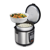 Hamilton Beach Olla Multifuncional de 4.3L | 14 Programas | Cocción Lenta | Interior Antiadherente Extraible