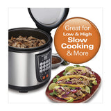 Hamilton Beach Olla Multifuncional de 4.3L | 14 Programas | Cocción Lenta | Interior Antiadherente Extraible