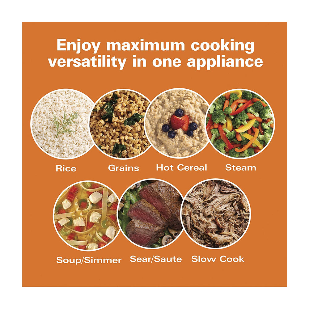 Hamilton Beach Olla Multifuncional de 4.3L | 14 Programas | Cocción Lenta | Interior Antiadherente Extraible