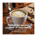 Hamilton Beach Espumador / Calentador de Leche | 3 Programas | Apagado Automático | Acero Inoxidable