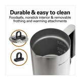 Hamilton Beach Espumador / Calentador de Leche | 3 Programas | Apagado Automático | Acero Inoxidable