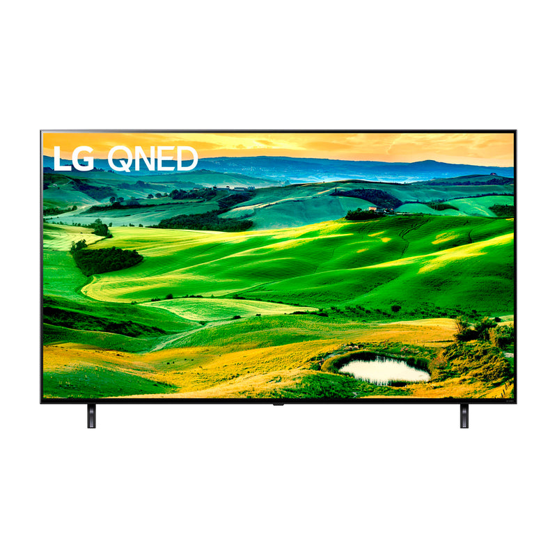 LG 55QNED80 Televisor QNED Ultra HD 4K Active HDR Smart de 55" | Procesador a7 Gen 5 AI | Quantum Dot NanoCell | True Cinema | AMD FreeSync Premium