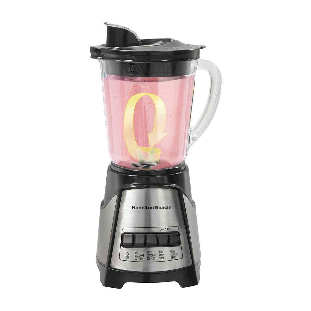 Hamilton Beach Licuadora y Picadora de 12 Velocidades | Wave-Action® | 1.2L | 700W | Negro