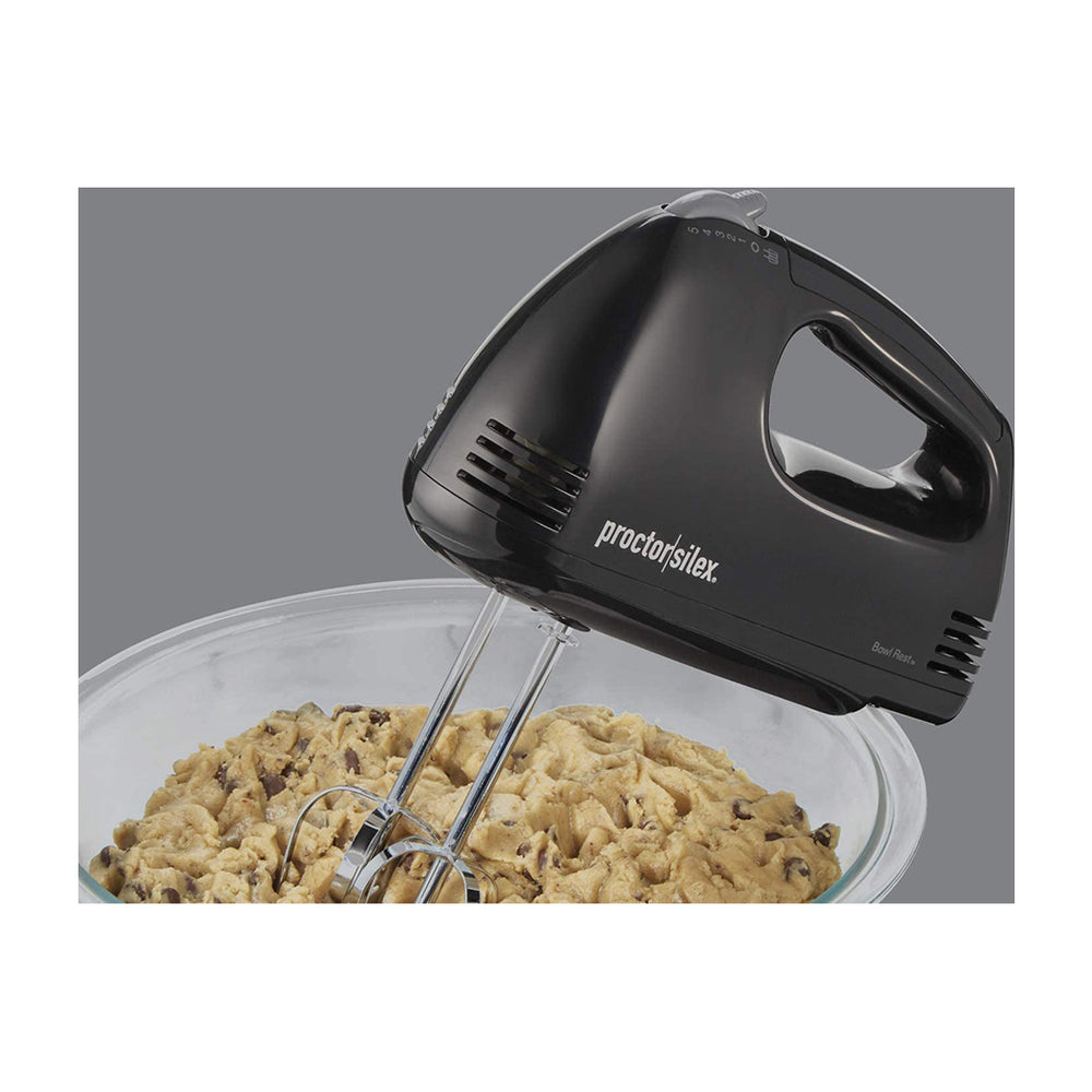 Proctor Silex Easy Mix Batidora de Mano de 5 Velocidades | 100W | Negro
