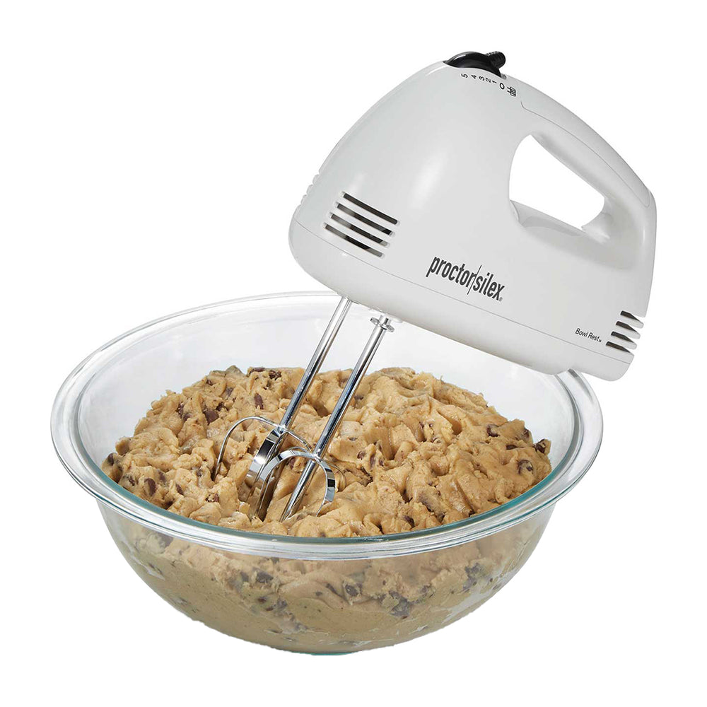 Proctor Silex Easy Mix Batidora de Mano de 5 Velocidades | 100W | Blanco