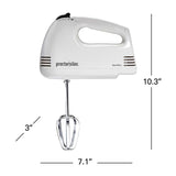 Proctor Silex Easy Mix Batidora de Mano de 5 Velocidades | 100W | Blanco