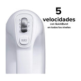 Hamilton Beach Batidora De Mano Profesional De 5 Velocidades | Blanca
