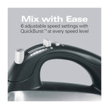 Hamilton Beach Batidora de Pedestal / Mano de 6 Velocidades | 3.78L | 290W | Negro