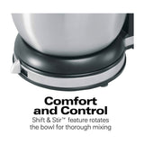 Hamilton Beach Batidora de Pedestal / Mano de 6 Velocidades | 3.78L | 290W | Negro