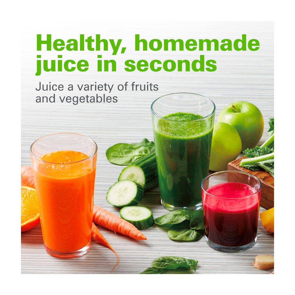 Hamilton Beach Extractor de Jugo Big Mouth® | Colector de Pula XL | 800W | Negro