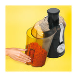 Hamilton Beach Extractor de Jugo Big Mouth® | Colector de Pula XL | 800W | Negro