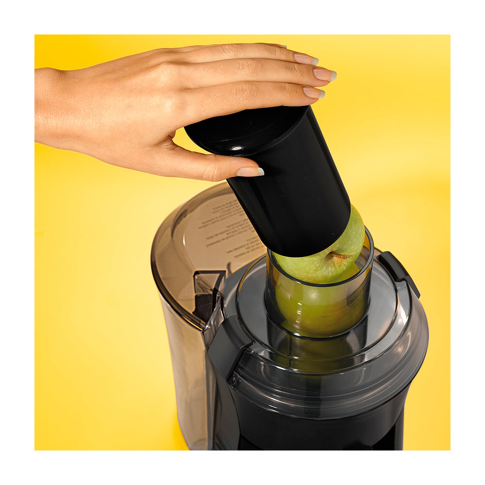 Hamilton Beach Extractor de Jugo Big Mouth® | Colector de Pula XL | 800W | Negro