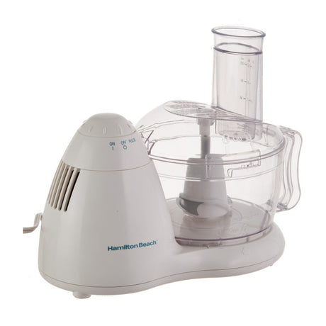 Hamilton Beach Procesador de Alimentos de 8 Tazas | 300W | 2 Velocidades | Blanco