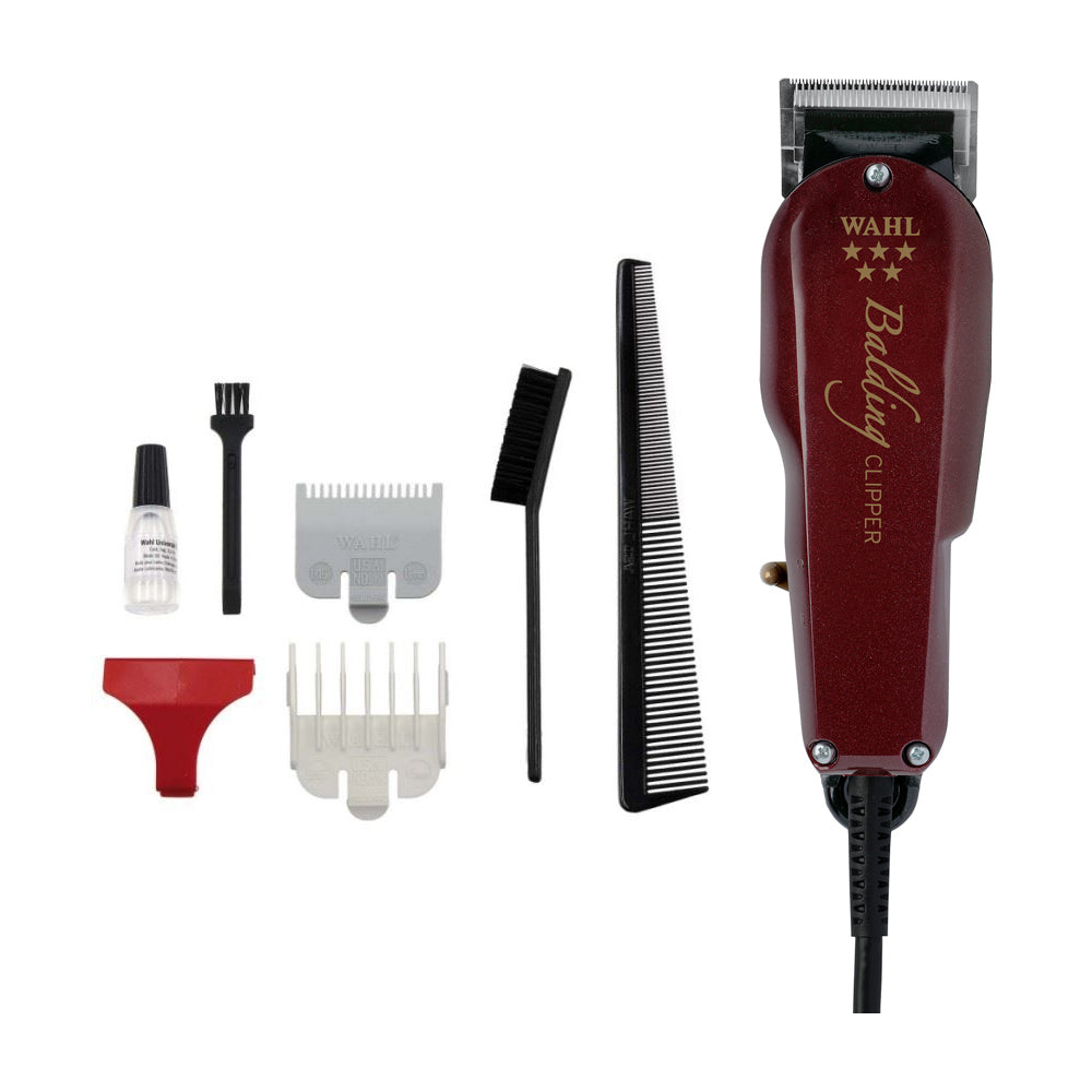 Wahl Professional Balding Clipper 5 Estrellas Kit de Máquina de Cortar Cabello de 8 piezas