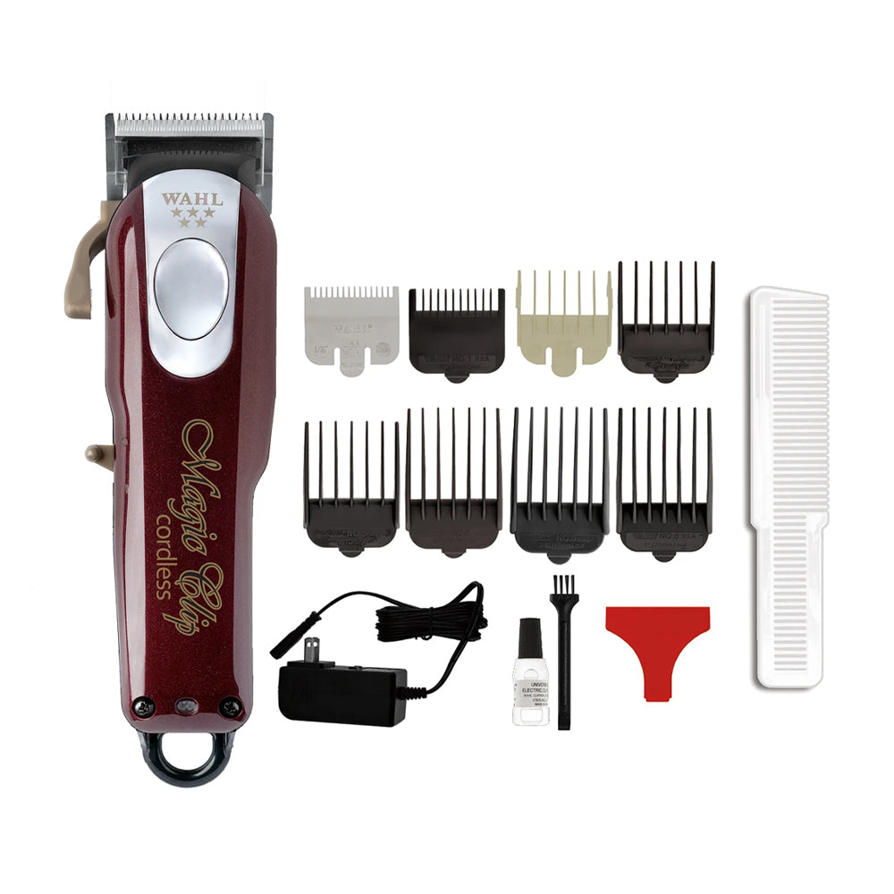 Wahl Professional Magic Clip Cordless 5 Estrellas Kit de Máquina de Cortar Cabello Inalámbrica de 13 piezas