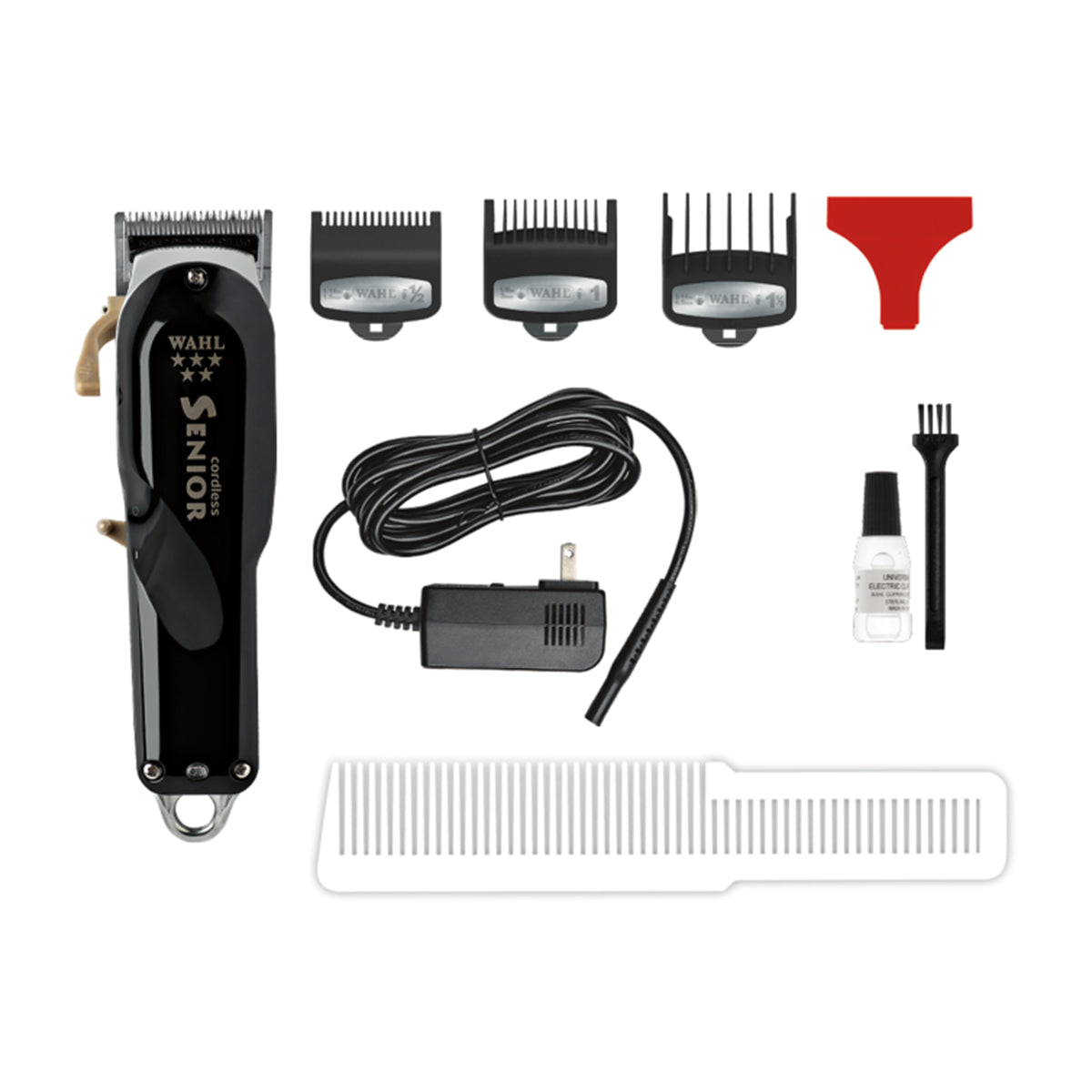Wahl Professional Senior Cordless Kit de Máquina de Cortar Cabello Inalámbrica de 9 piezas 