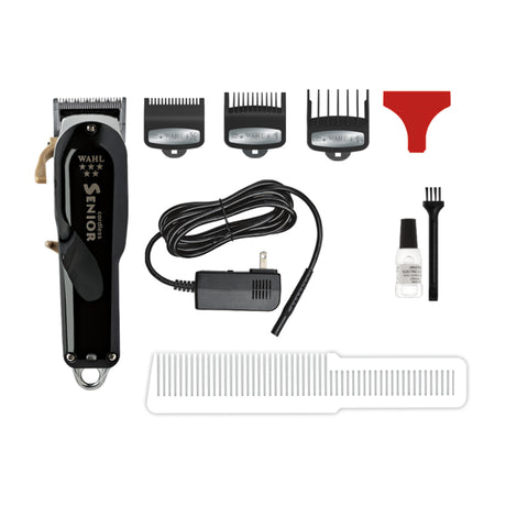 Wahl Professional Senior Cordless Kit de Máquina de Cortar Cabello Inalámbrica de 9 piezas 