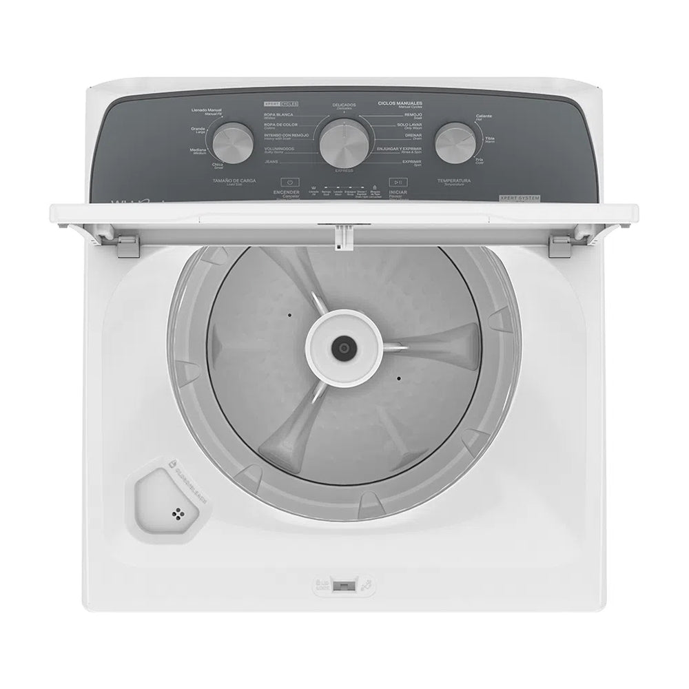 Whirlpool Lavadora Automática de Carga Superior | Sistema Xpert | Potencia & Ahorro | Agitador | Smart Load | 18kg