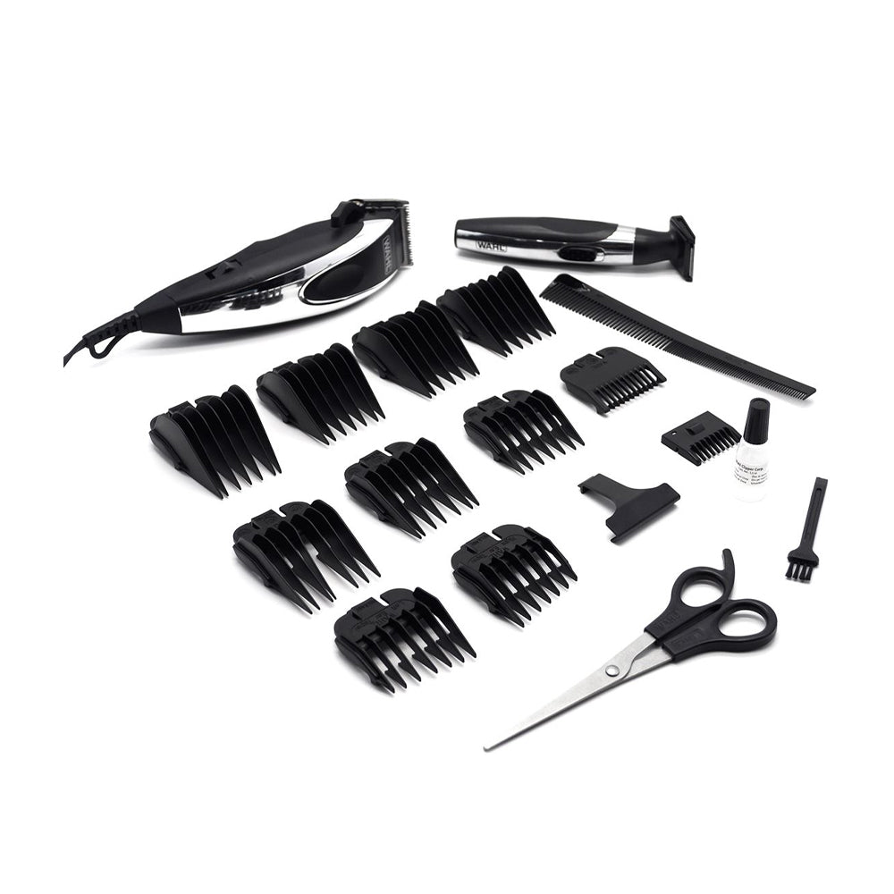 Wahl Cut & Detail Kit de Máquina de Cortar Cabello de 18 piezas