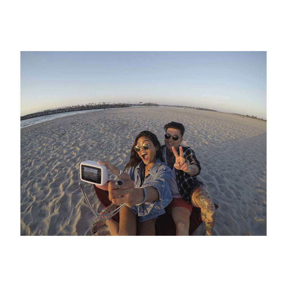 GoPro Silicone Sleeve y Lanyard | Funda y Correa para HERO 7 | Rosado Eléctrico