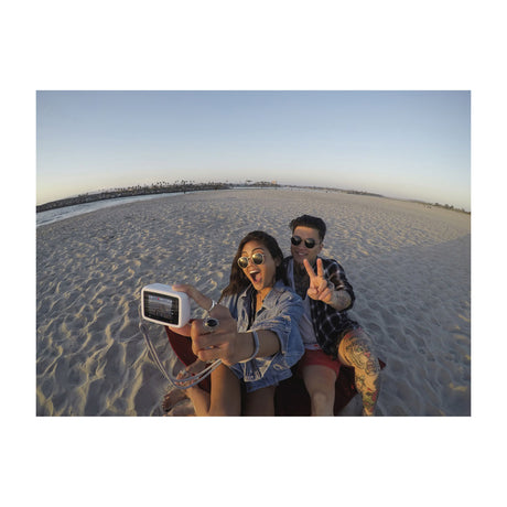 GoPro Silicone Sleeve y Lanyard | Funda y Correa para HERO 7 | Rosado Eléctrico