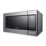 Samsung Microondas de 750W | Tipo Espejo | Interior de Cerámica Esmaltada | Modo Eco | 0.8p3 | Plateado