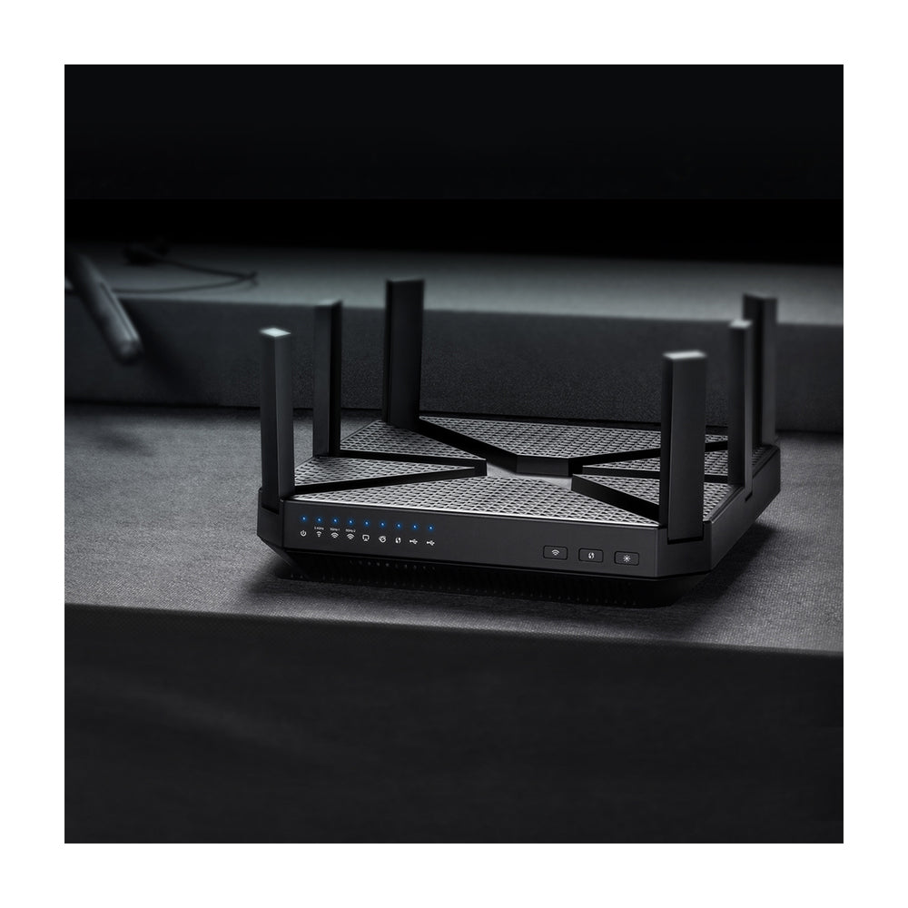 TP-Link Router Inalámbrico Triple Banda | MU-MIMO | 1.8Ghz Quad-Core | RangeBoost | Antivirus Integrado | Hasta 4000Mbps