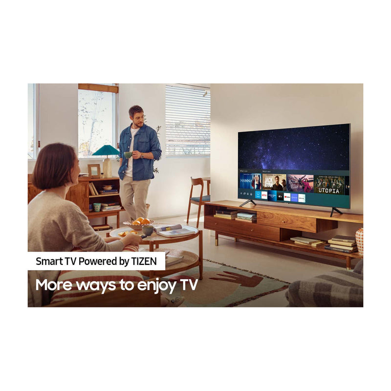 Samsung UN75AU7000 Televisor LED UHD 4K HDR Smart de 75" | Procesador Crystal 4K | PurColor | PC en TV | Motion Xcelerator | Q-Symphony