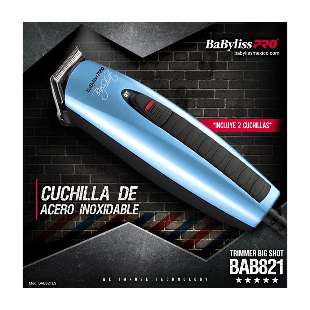 BaBylissPRO Big Shot Corded Cortadora | Azul Negro