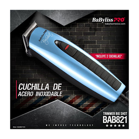 BaBylissPRO Big Shot Corded Cortadora | Azul Negro
