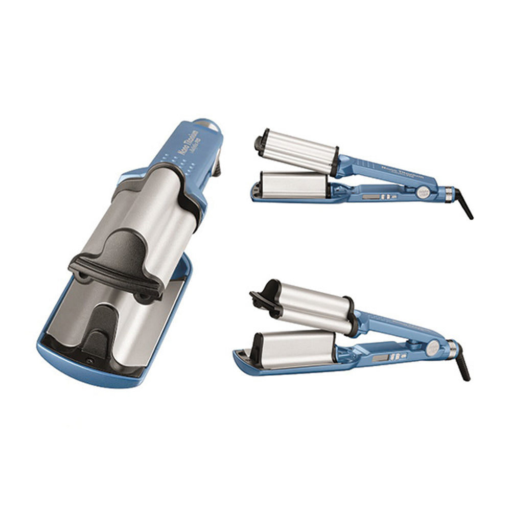 BaBylissPRO Tenaza Onduladora para Ondas Marcadas | Sol-Gel | Ceramica/Titano