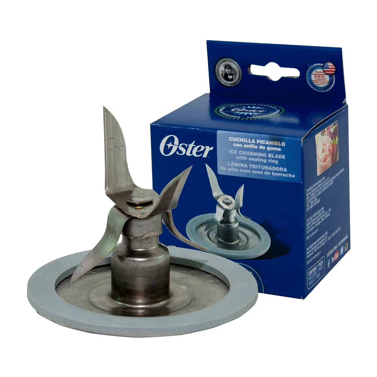 Oster BLSTAA4961 Cuchilla de Repuesto para Licuadoras Oster | Acero Inoxidable