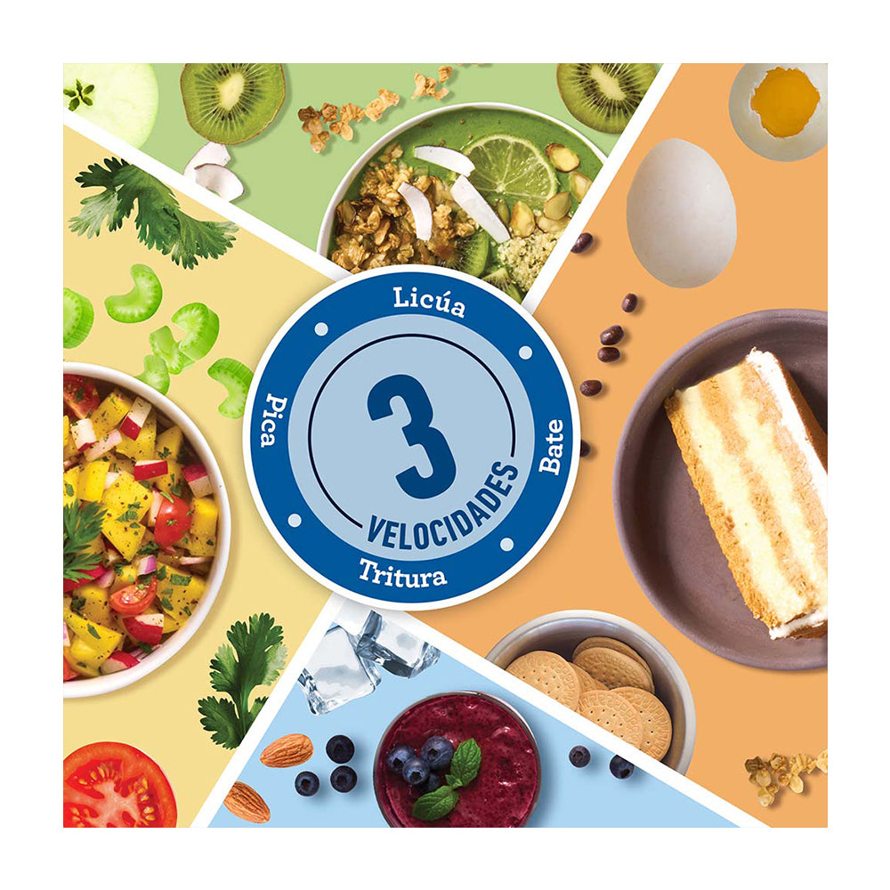 Oster BLSTPBRG Osterizer Max Licuadora de 3 Velocidades | Boroclass | All-Metal Drive | 1.75L | 1500W | Plateado Dorado