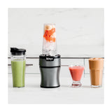 Ninja Nutri-Blender Licuadora / Extractor de Nutrientes Personal Automática | 8 Piezas | 0.5L | 700W | Plateado
