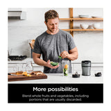 Ninja Nutri-Blender Licuadora / Extractor de Nutrientes Personal Automática | 8 Piezas | 0.5L | 700W | Plateado