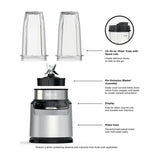 Ninja Nutri-Blender Pro Licuadora / Extractor de Nutrientes | Auto IQ | Función de Pulso | 1100W | 0.7L | Plateado