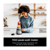 Ninja Nutri-Blender Pro Licuadora / Extractor de Nutrientes | Auto IQ | Función de Pulso | 1100W | 0.7L | Plateado