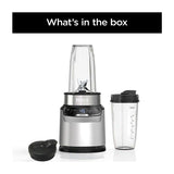 Ninja Nutri-Blender Pro Licuadora / Extractor de Nutrientes | Auto IQ | Función de Pulso | 1100W | 0.7L | Plateado