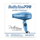 BaBylissPRO Portofino Secador de Cabello | Nano Titanium | Azul