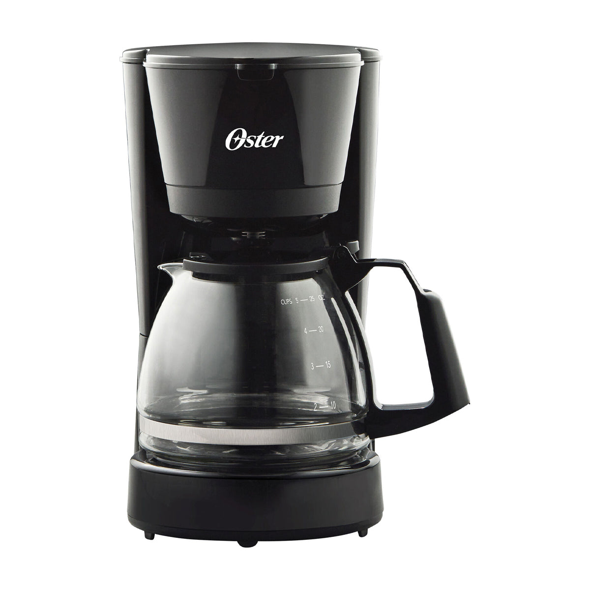 Oster BVSTDC05 Cafetera de 5 Tazas | Filtro Permanente Lavable | Pausa y Servir | Negro