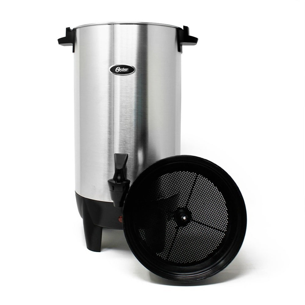 Oster Cafetera Percoladora Comercial de 45 Tazas | Acero Inoxidable