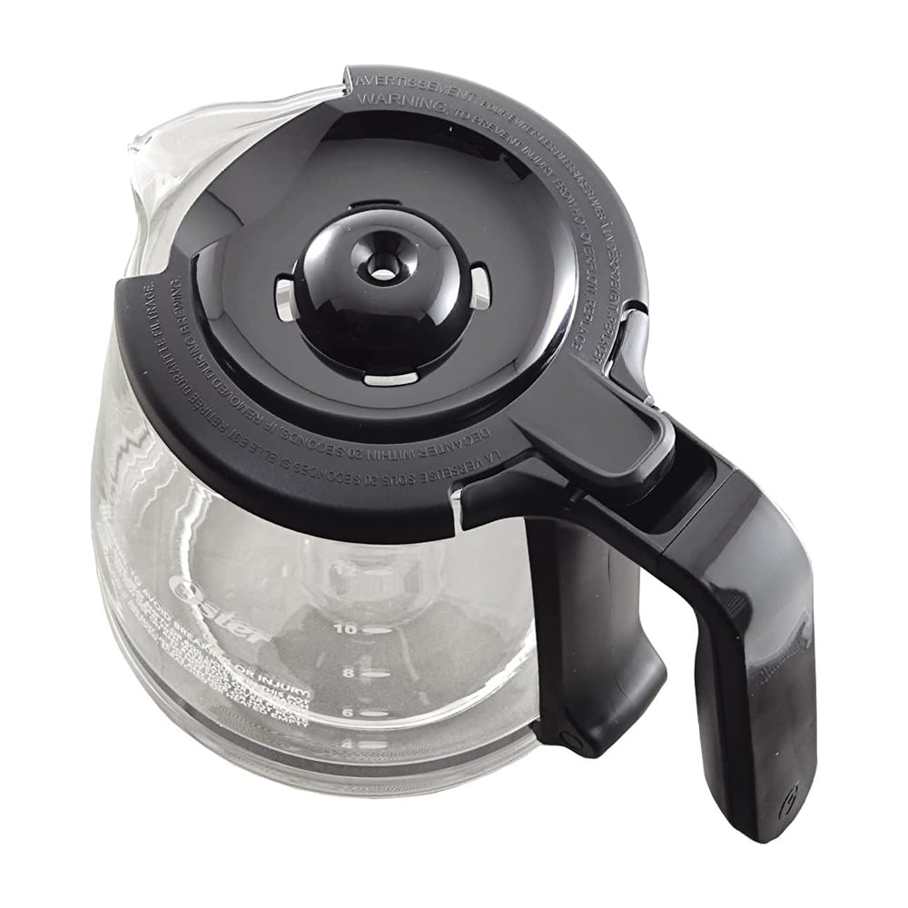 Oster BVSTRC12 Jarra de Repuesto para Cafetera Oster | 12 Tazas | Negro