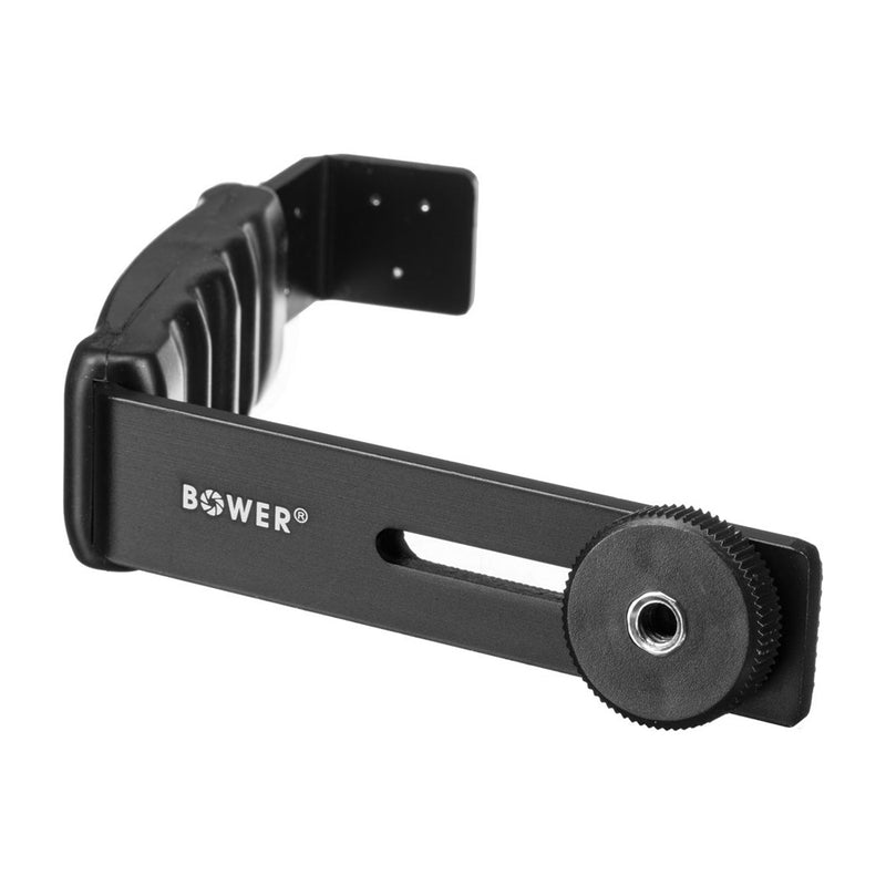 Bower Soporte/Bracket para Flash con Montura Dual | Posicionamiento Horizontal y Vertical