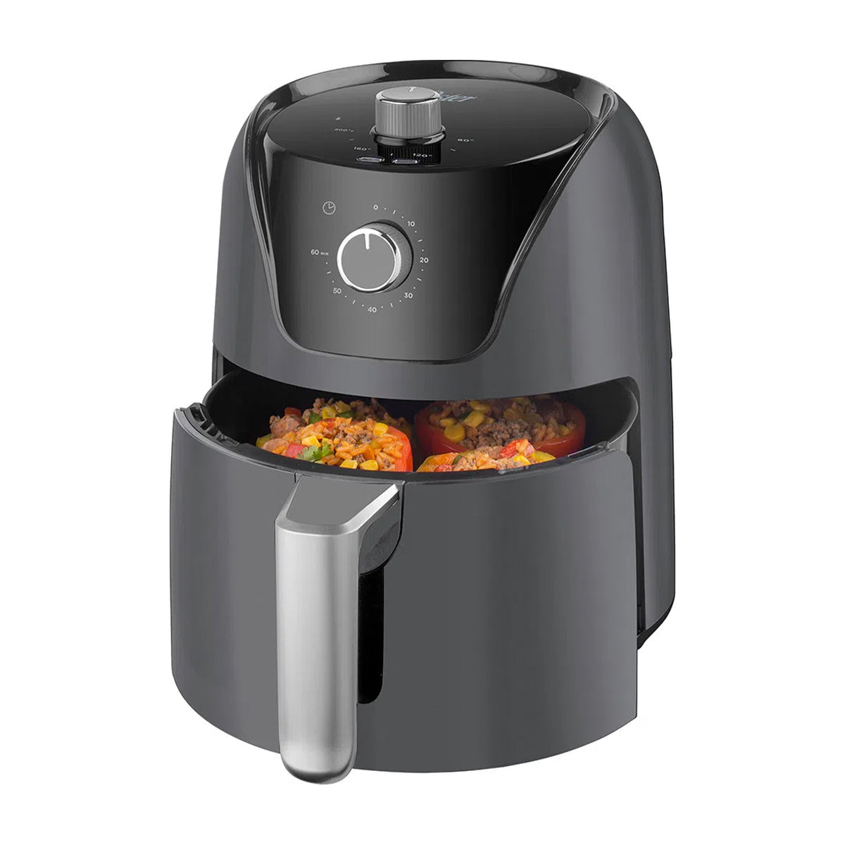 Oster CKSTAF40MDF Freidora de Aire | 4L | Bioceramic | Temporizador | Control de Temperatura | Gris