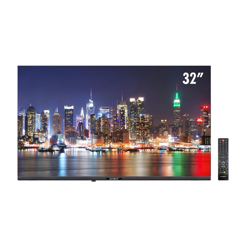 Sankey Televisor LED HD de 32" | Frameless Design | Ultra Slim