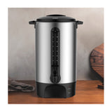 Sankey Cafetera Percoladora Comercial de 100 Tazas | Salida Bidireccional | Acero Inoxidable | Plateado